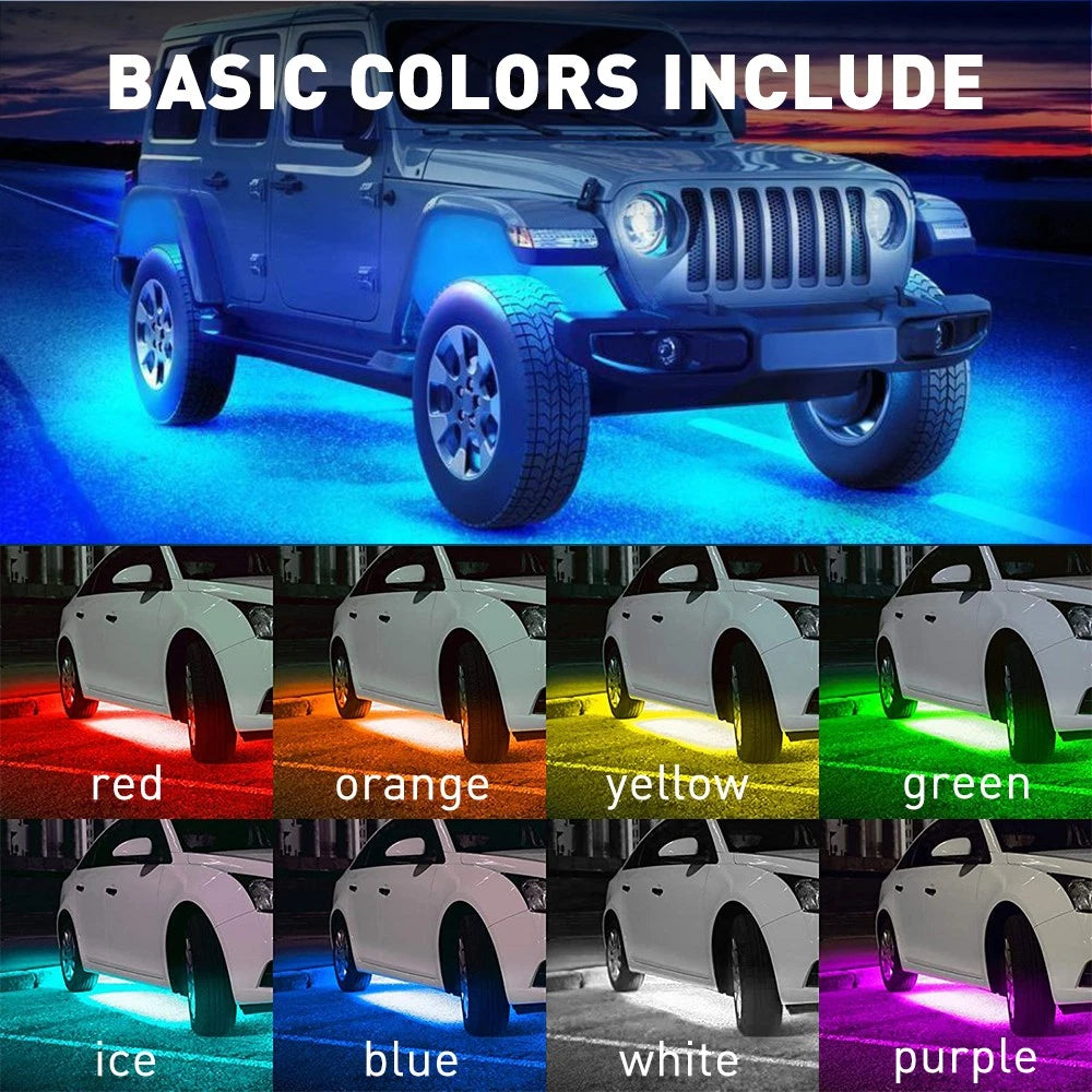 RGB LED Underbody Light Kit for Auto (1TO4)