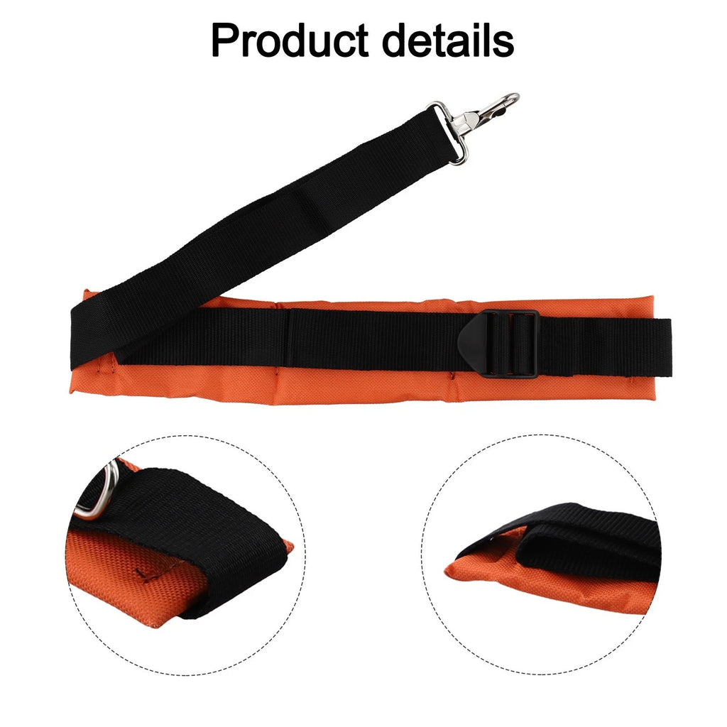 Adjustable Shoulder Strap Harness for Universal Fit (Black/Orange)