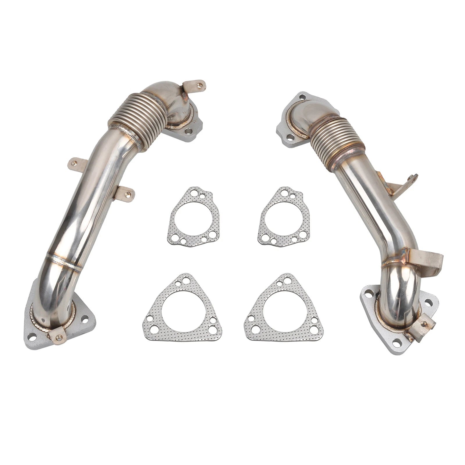 SS replacement pipe for GMC Sierra/Silverado 2500 3500 (2017–2023)