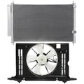 Electric AC Condenser Cooling Fan Kit for Toyota Corolla Matrix (2009–2013)