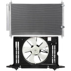 Electric AC Condenser Cooling Fan Kit for Toyota Corolla Matrix (2009–2013)