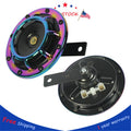 2X Neo Chrome Super Loud Electric Car Horn for Universal Vehicles (12V)