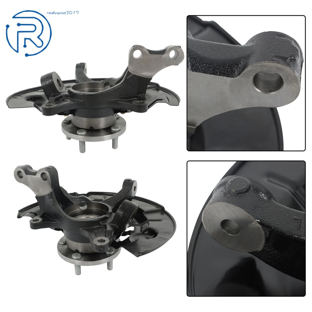 Pair Front Steering Knuckle & Wheel Hub Bearing for Toyota Camry (2007–2009)