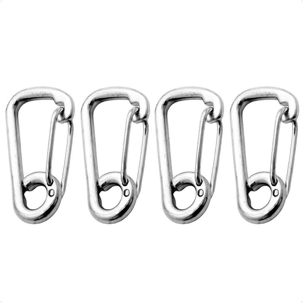Set of 4 Asymmetric Snap Hooks for Five Oceans FO465-M4 (3-5/32 inches)