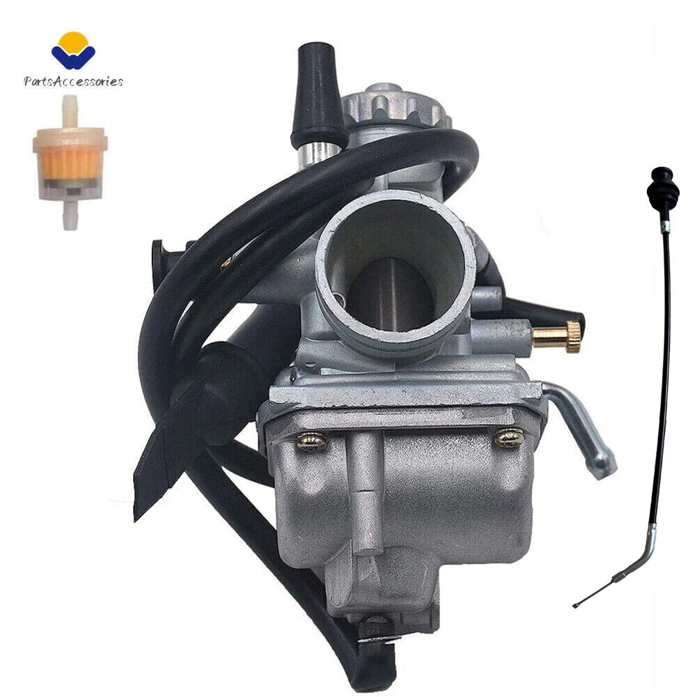 Carburetor and Choke Cable for Suzuki LT230 LTF230 (1985–1996)