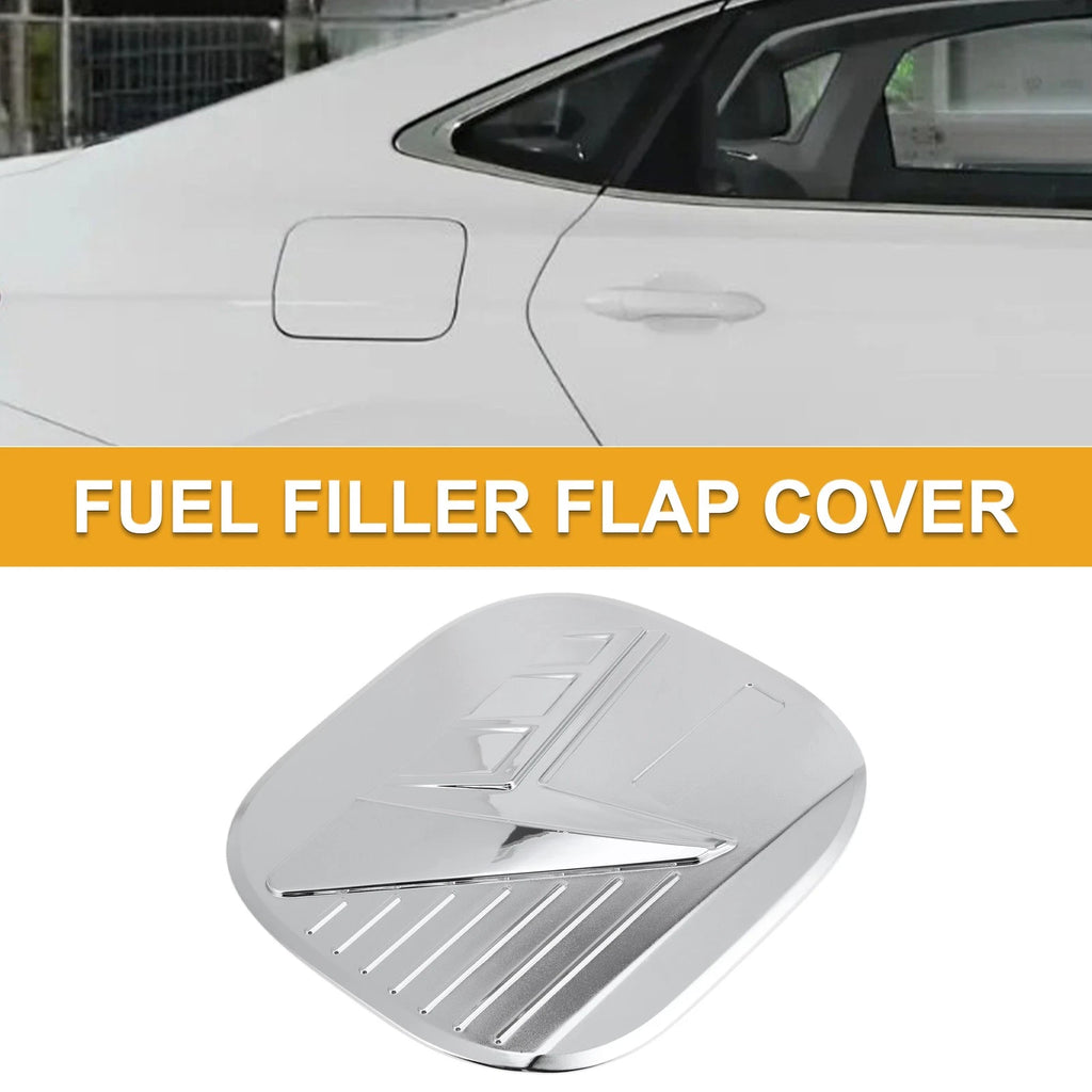 Fuel Tank Door Cap for Hyundai Tucson (2021–2024) Chrome Silver Tone
