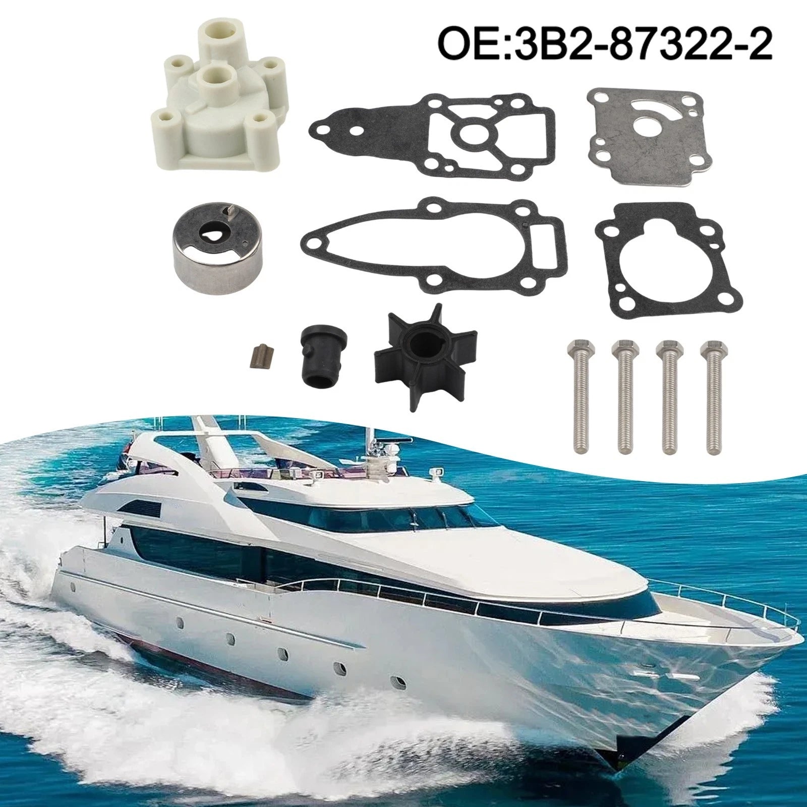 Repair Kit for Nissan Tohatsu Outboard Water Pump (8-9.8HP)