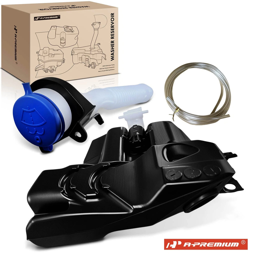 Windshield Washer Reservoir with Cap and Pump for Ford Transit Connect (2014–2023)