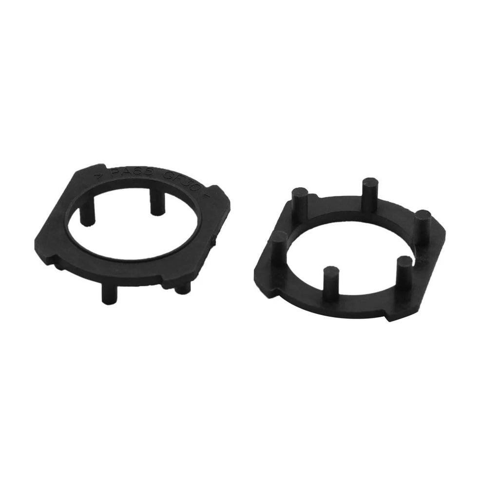 2X Black Plastic H7 Headlight Holder Base Retainer for Mazda 