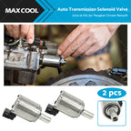2X Auto Transmission Solenoid Valve for Peugeot Citroen Renault (257416)