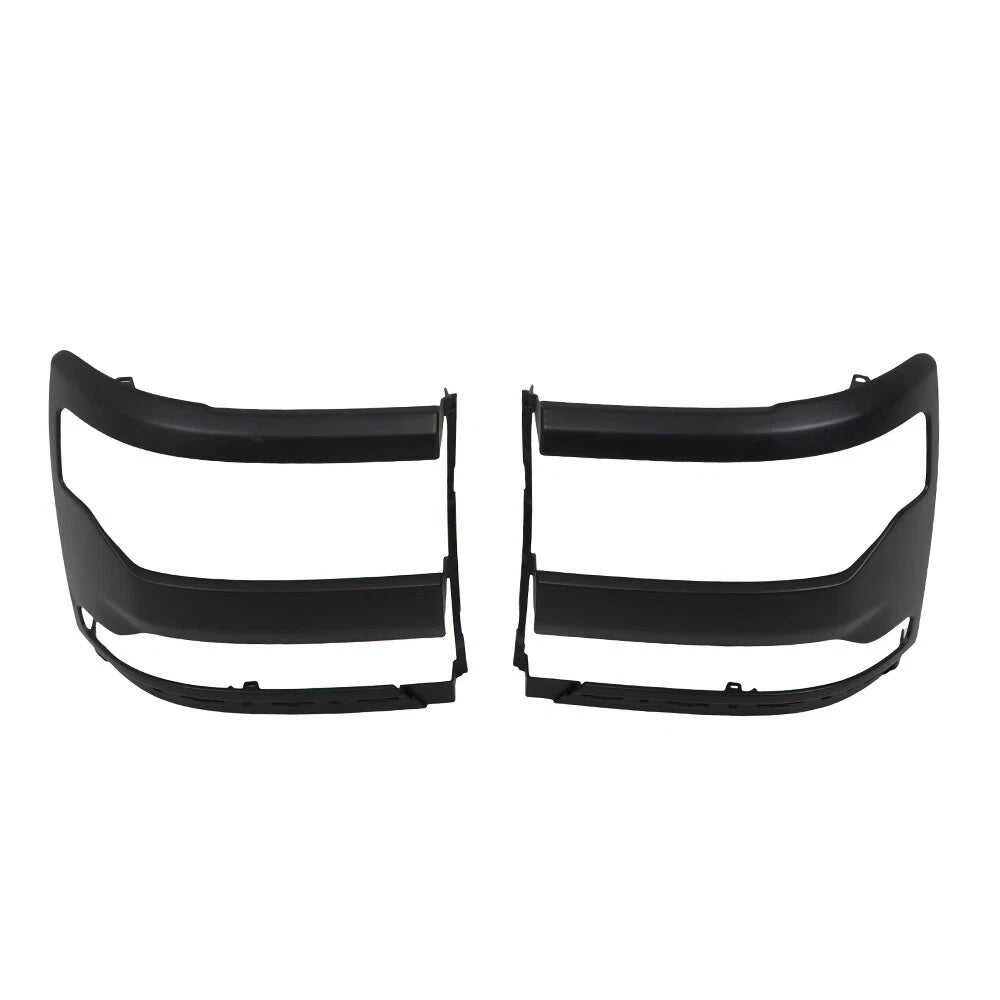 Headlight Trim Bezel Cover for Chevy Silverado 1500 (2016–2018) Black