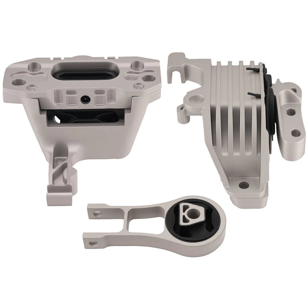 3Pcs Engine Motor Trans Mounts Set for Chrysler 200, Cherokee (2014–2017)
