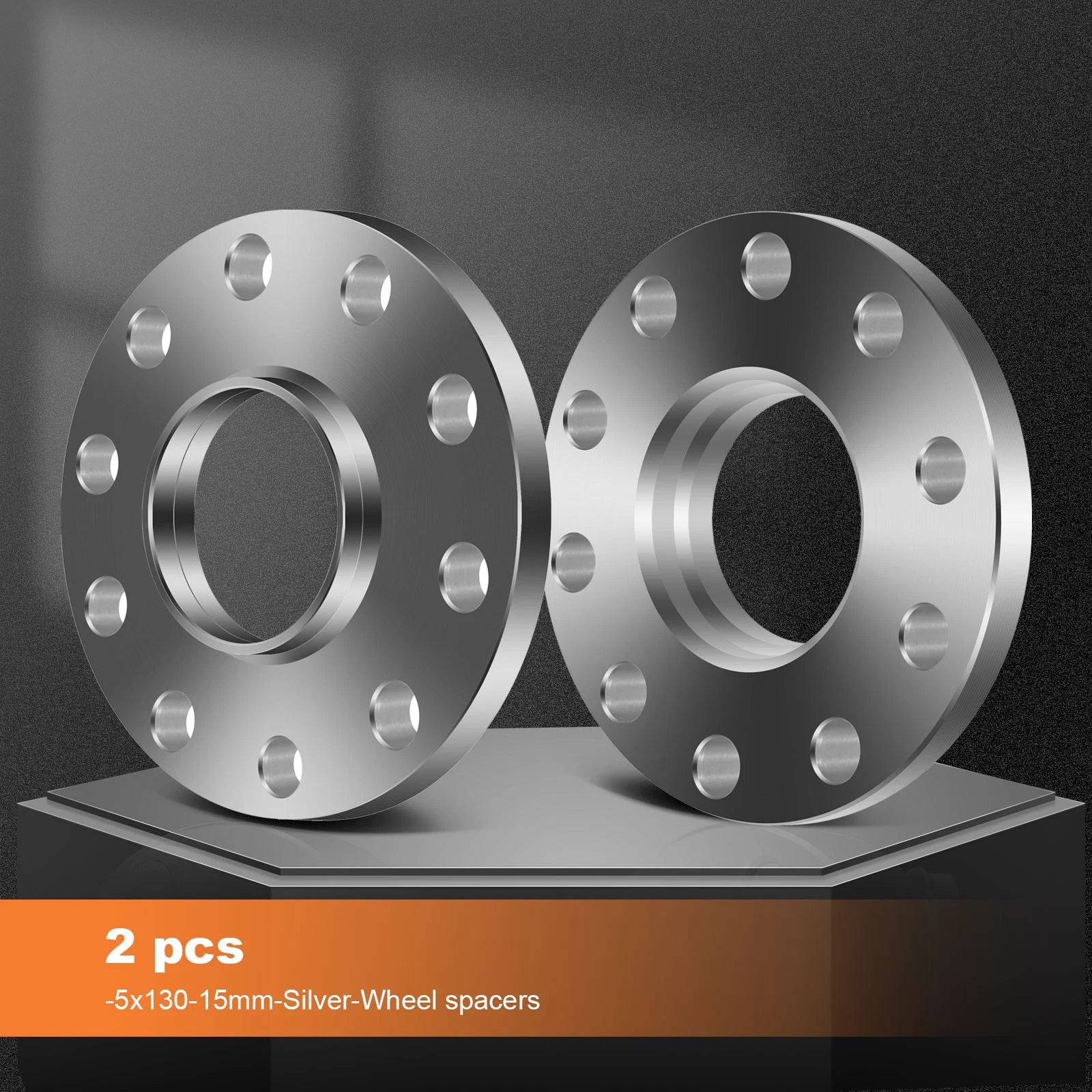2X 15mm Wheel Spacers 5x130 14x1.5 for Porsche Cayman Cayenne Boxster 911