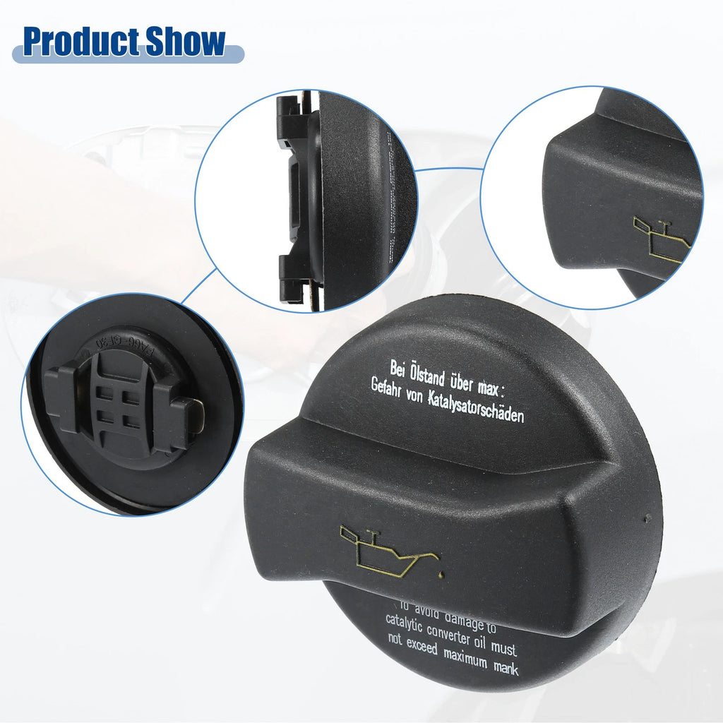 Engine Oil Filler Cap for Volkswagen Jetta Beetle Golf, Audi A4 A6 A8 (2000–2023)