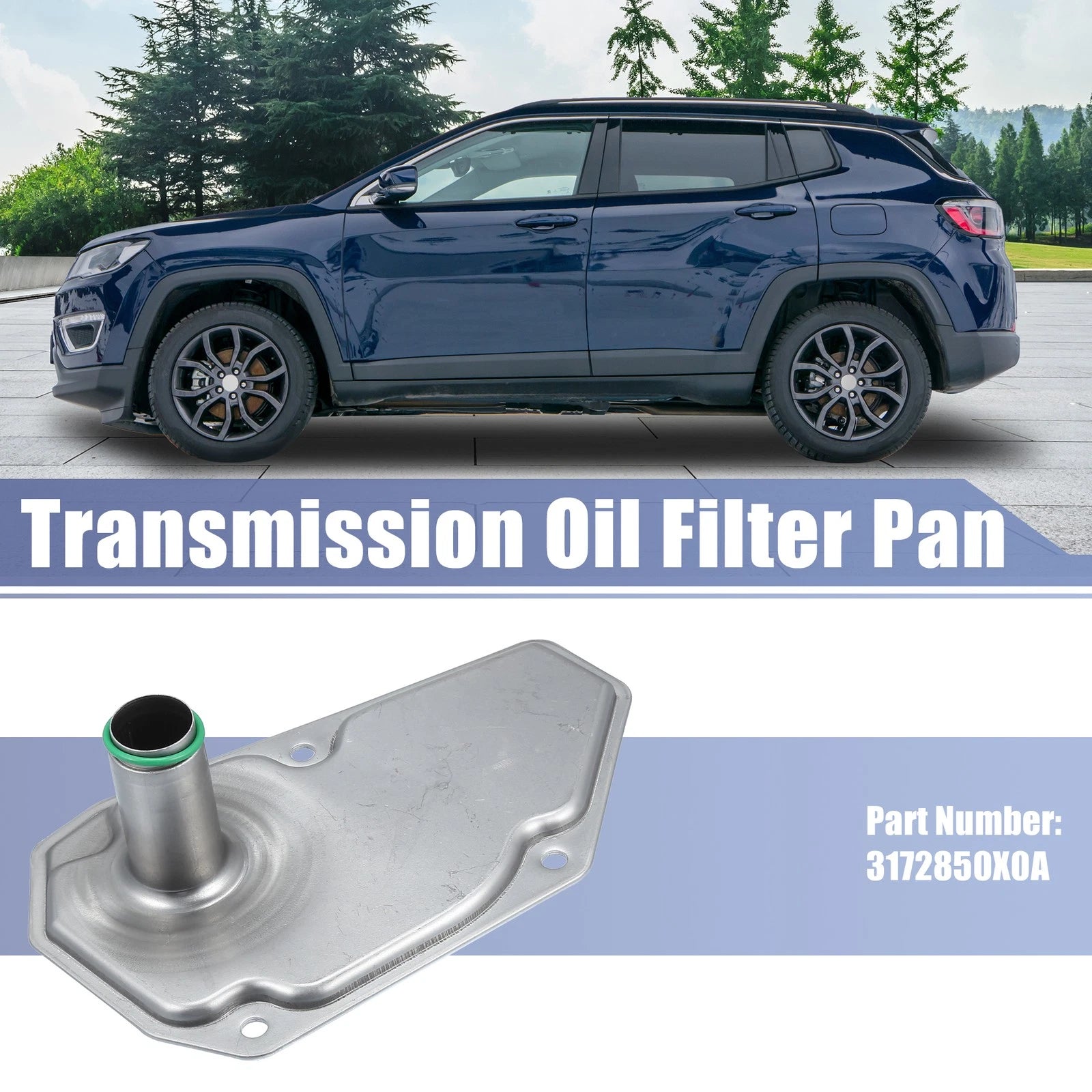 Transmission Filter Oil Pan for Nissan Kicks, Versa (2017–2023) No.3172850X0A