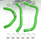 Silicone Radiator Coolant Hose Kit for Kawasaki ZX4R ZX-4RR (2023–2024) Green T9