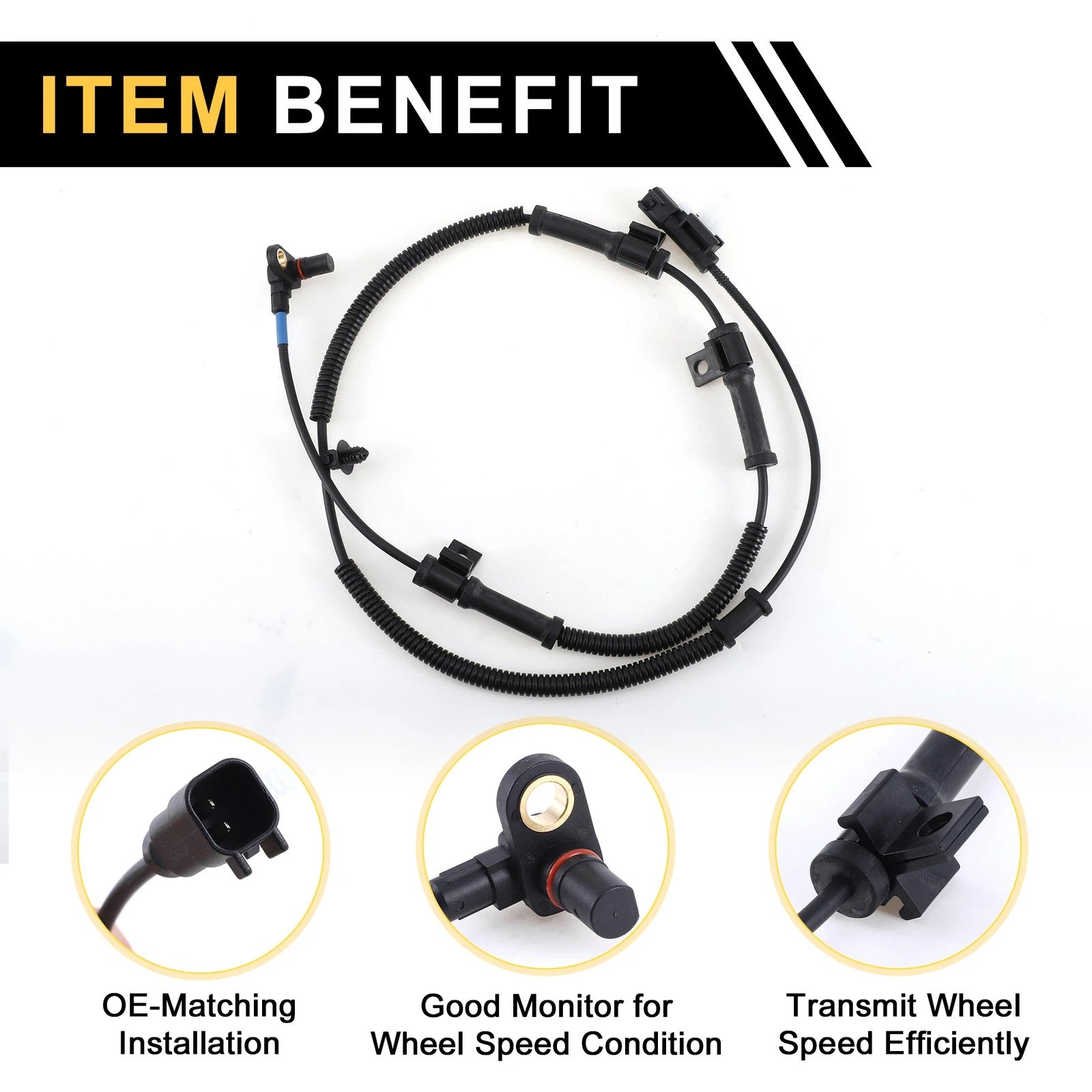 ABS Wheel Speed Sensor No.DC3Z2C204B for Ford F-250 F-550 Super Duty (2011–2016)