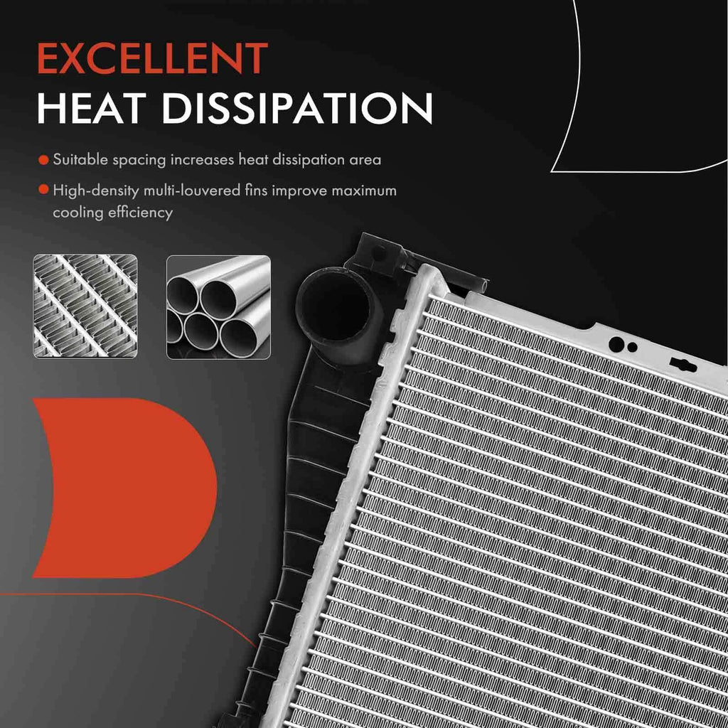 Radiator for BMW E39 528i 540i (1997–1998) E38 740i 740iL 750iL 850Ci