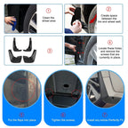 Set of 4 Mudguards for Toyota Corolla (2002–2008) - Splash Guards