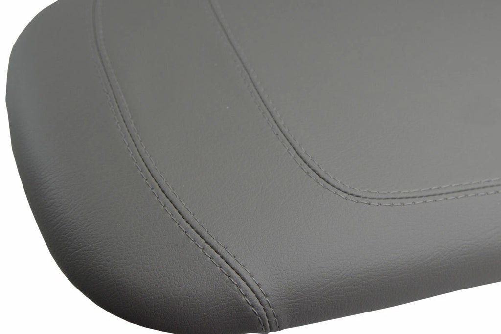 Leather Console Lid Pull Over Cover for Ford F150 Lariat (1997–2003) Gray