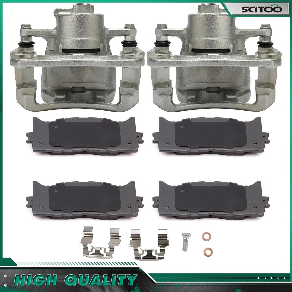 Front Brake Calipers with Ceramic Pads Kit for Toyota Avalon (2008–2018)