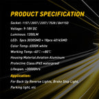 2X LED Tail Light for Make Model