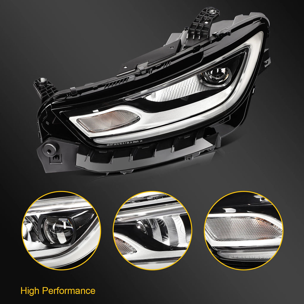LED Headlight with Bulbs for Chrysler Pacifica (2021–2024)