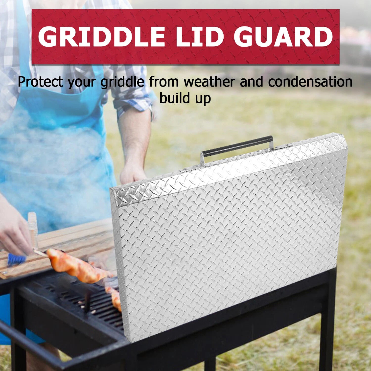 36" Aluminum Hard Cover Lid for Blackstone Griddle (Outdoor)
