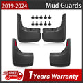 Mud Flaps for Chevrolet Silverado 1500 (2019–2024) 4-Piece Set