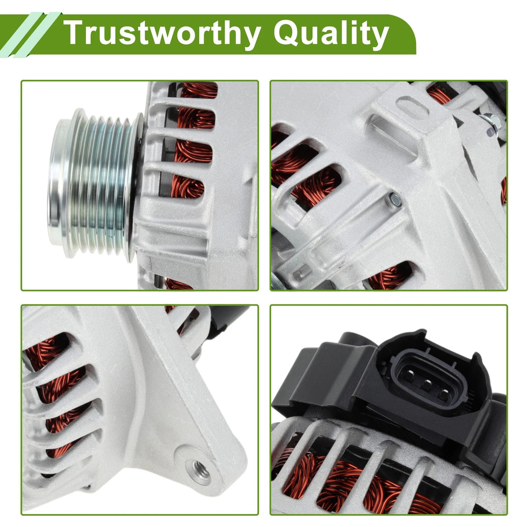 Alternator 90A 12V for Hyundai Elantra (2011–2017) No. 373002E200