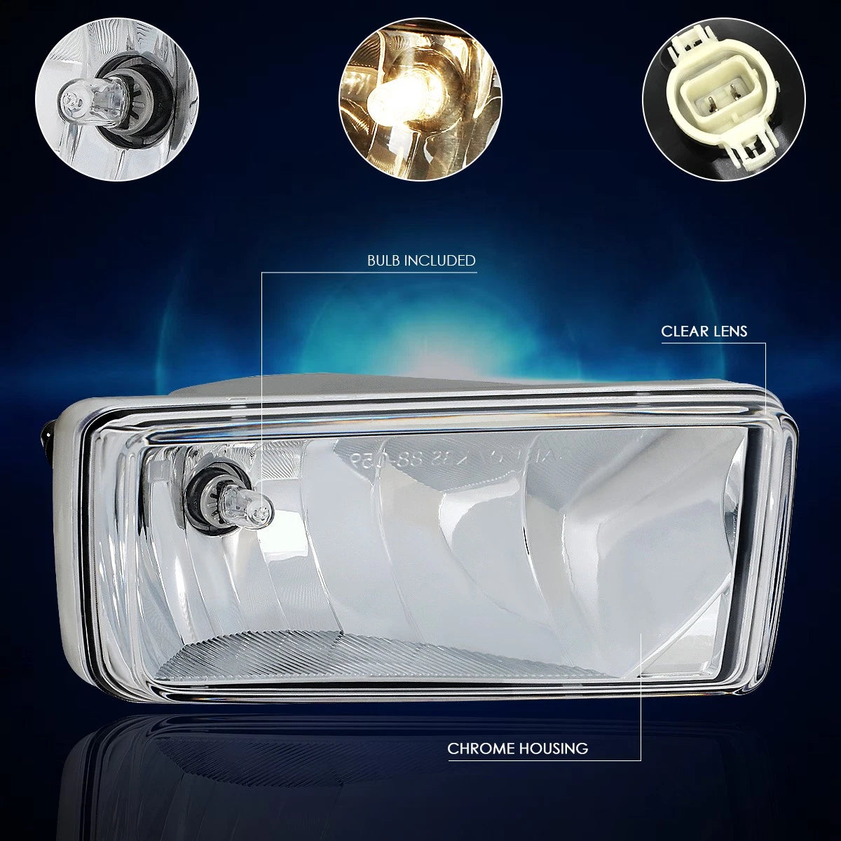 OE Style Front Driving Fog Light for Silverado/Sierra/Escalade (2007–2015)