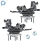 Steering Knuckle & Wheel Bearing Hub Assembly Pair for Ford Edge (2007–2014)