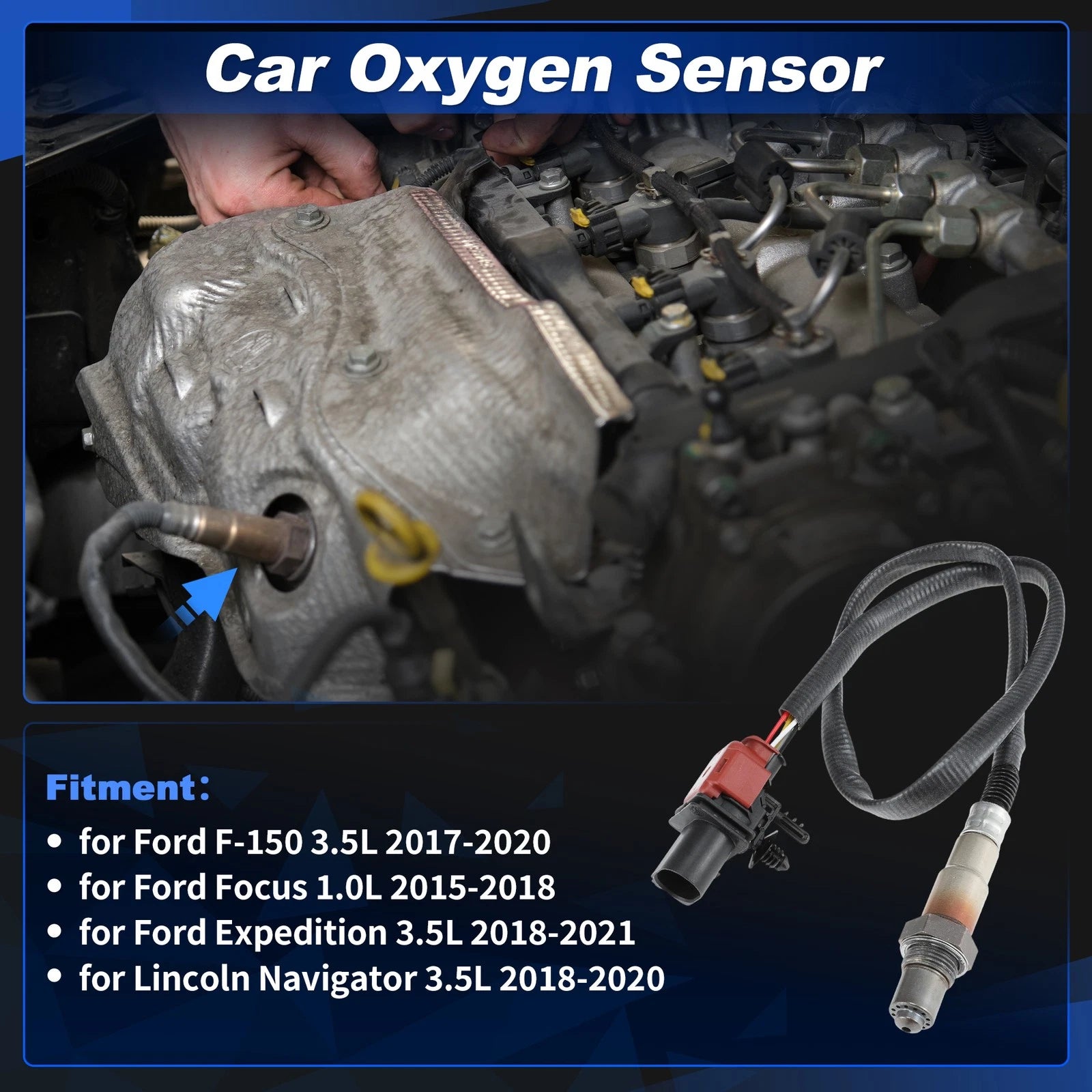 Upstream for Ford F-150 3.5L (2017–2020) 2345713/F1FZ9F472A