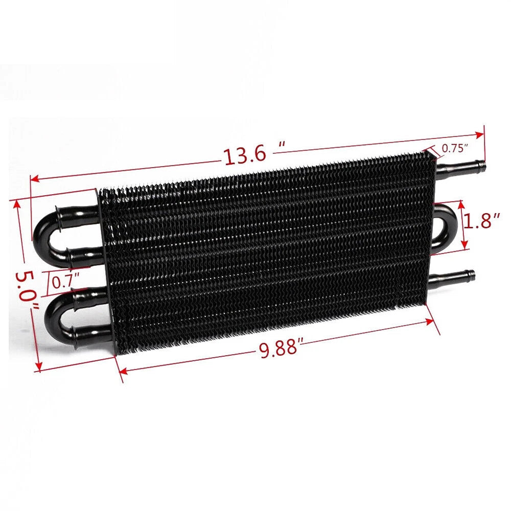 4 Row Remote Transmission Oil Cooler for Universal Applications