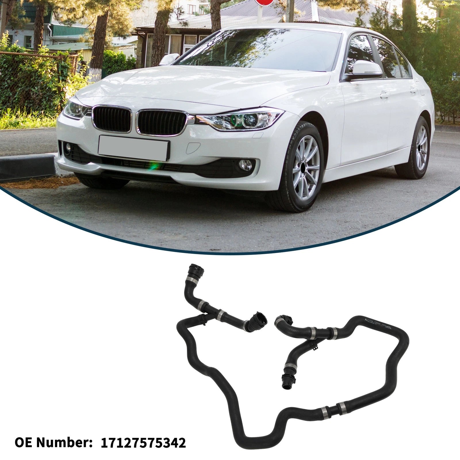 Radiator Hose Heater Hose for BMW 525Li (2008–2010) No. 17127575342