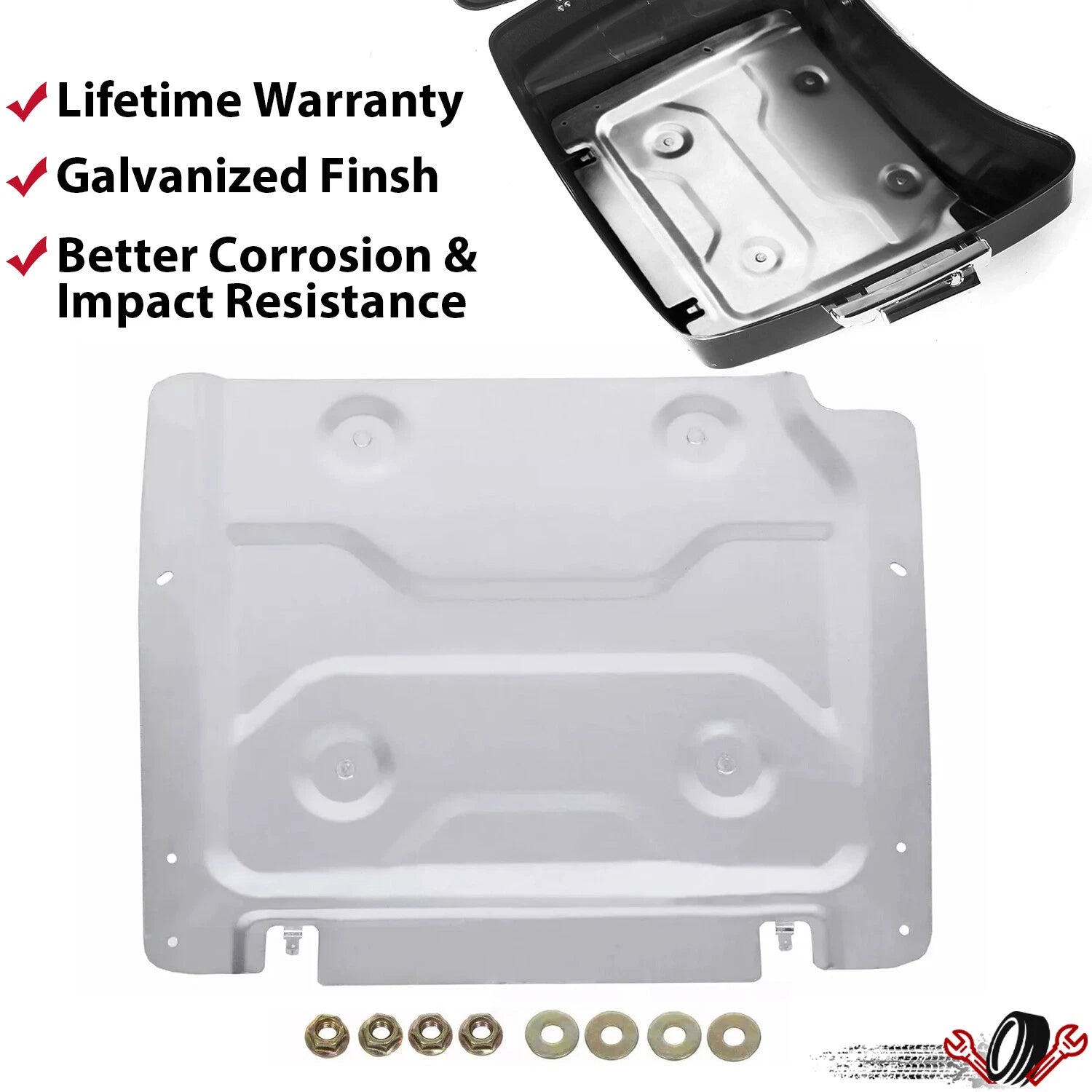 Trunk Base Plate for Harley Touring Road King Glide (2014–2024)