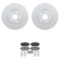 Front Quietcast Rotors & Blue Ceramic Disc Brake Pad Kit for Lexus ES300 ES330 (2002–2006)