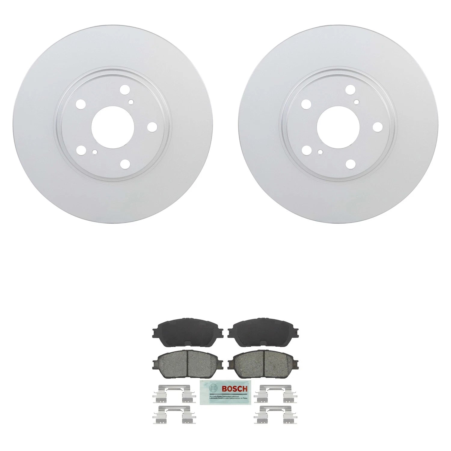 Front Quietcast Rotors & Blue Ceramic Disc Brake Pad Kit for Lexus ES300 ES330 (2002–2006)