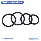 Set of 4 Coolant Hose O-Rings for Ford F-150, Mustang (2011–2018)