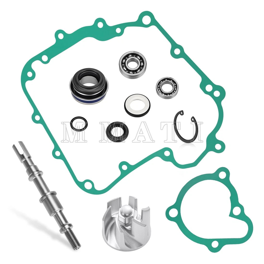 Water Pump Impeller Shaft & Gasket Seal Kit for Kawasaki Brute Force 300 (2003–2023)