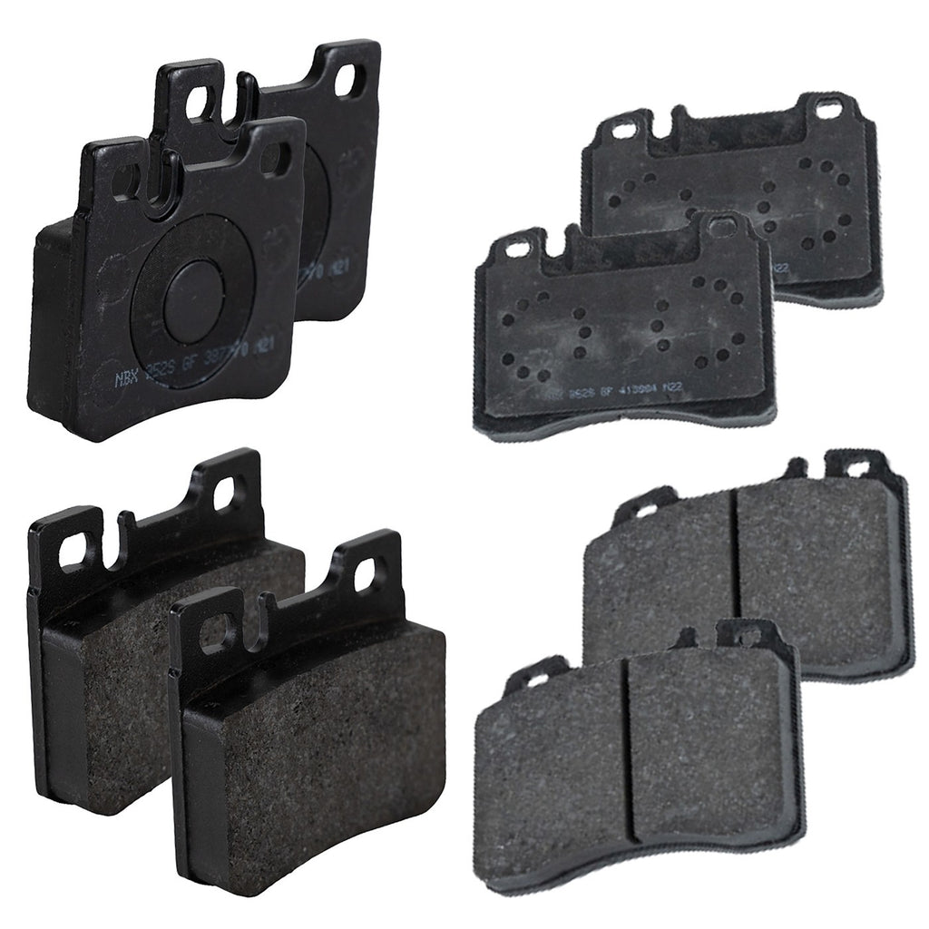Set of 4 Brake Pads for MB Mercedes E Class Coupe Sedan