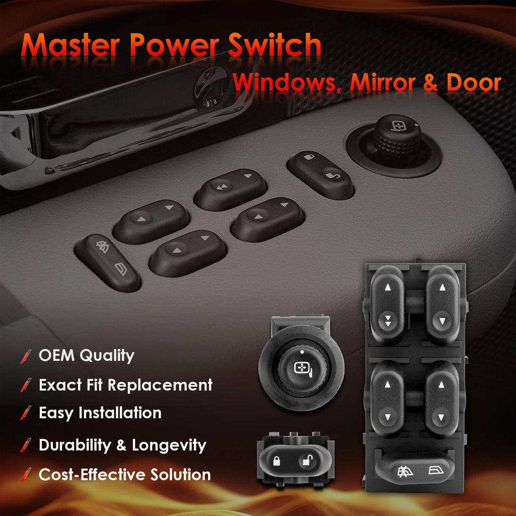 Master Power Window Mirror Door Lock Switch for Ford F-150 (2004-2008)