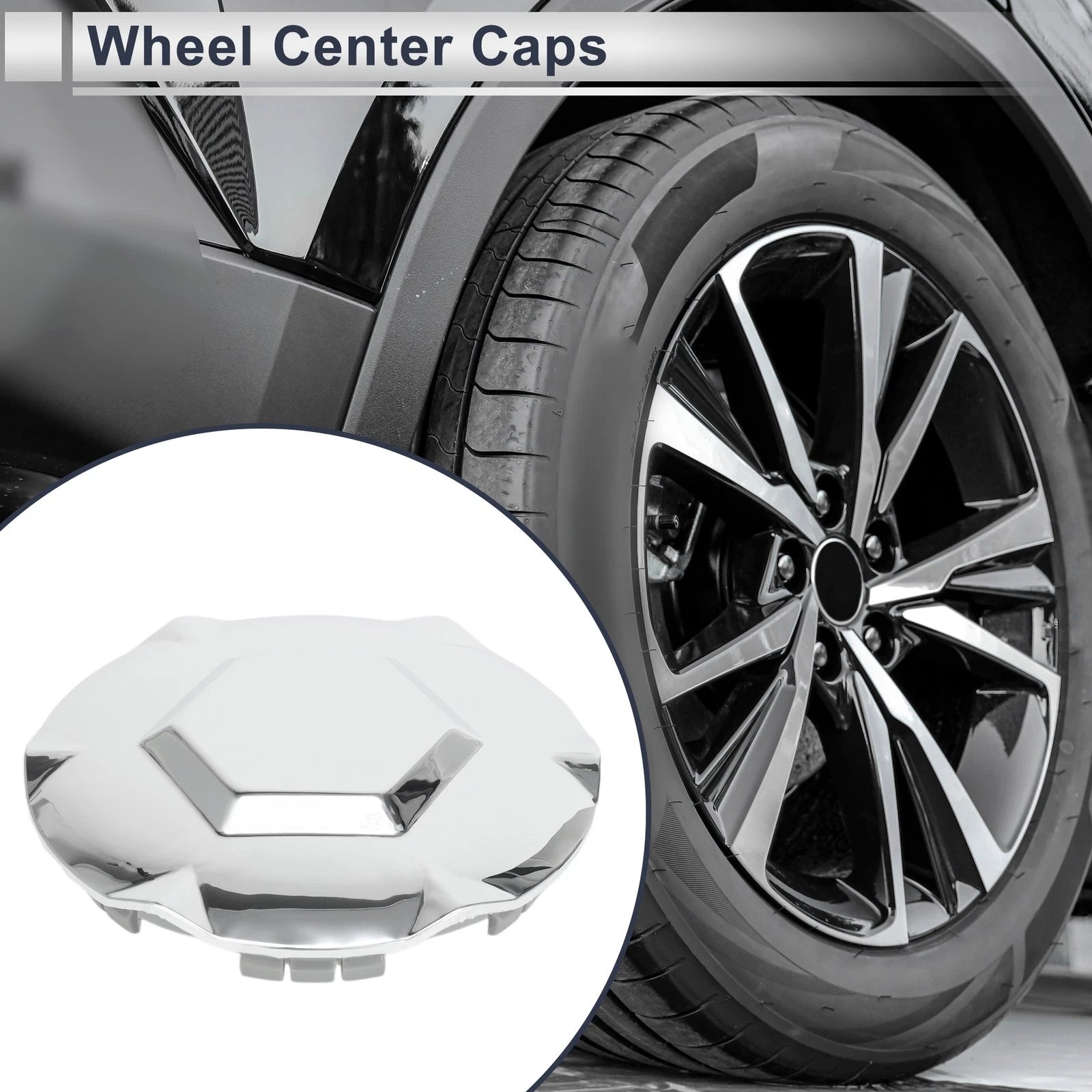 Wheel Center Cap for Chevrolet Envoy XL (2002–2009) Chrome Silver Tone