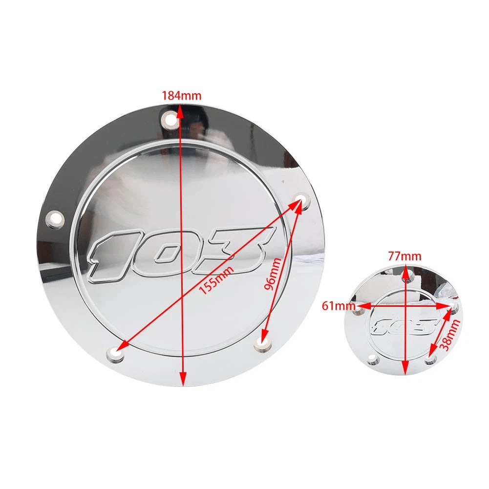 Chrome Timing Cover for Harley Dyna Softail Touring (1999–2017)
