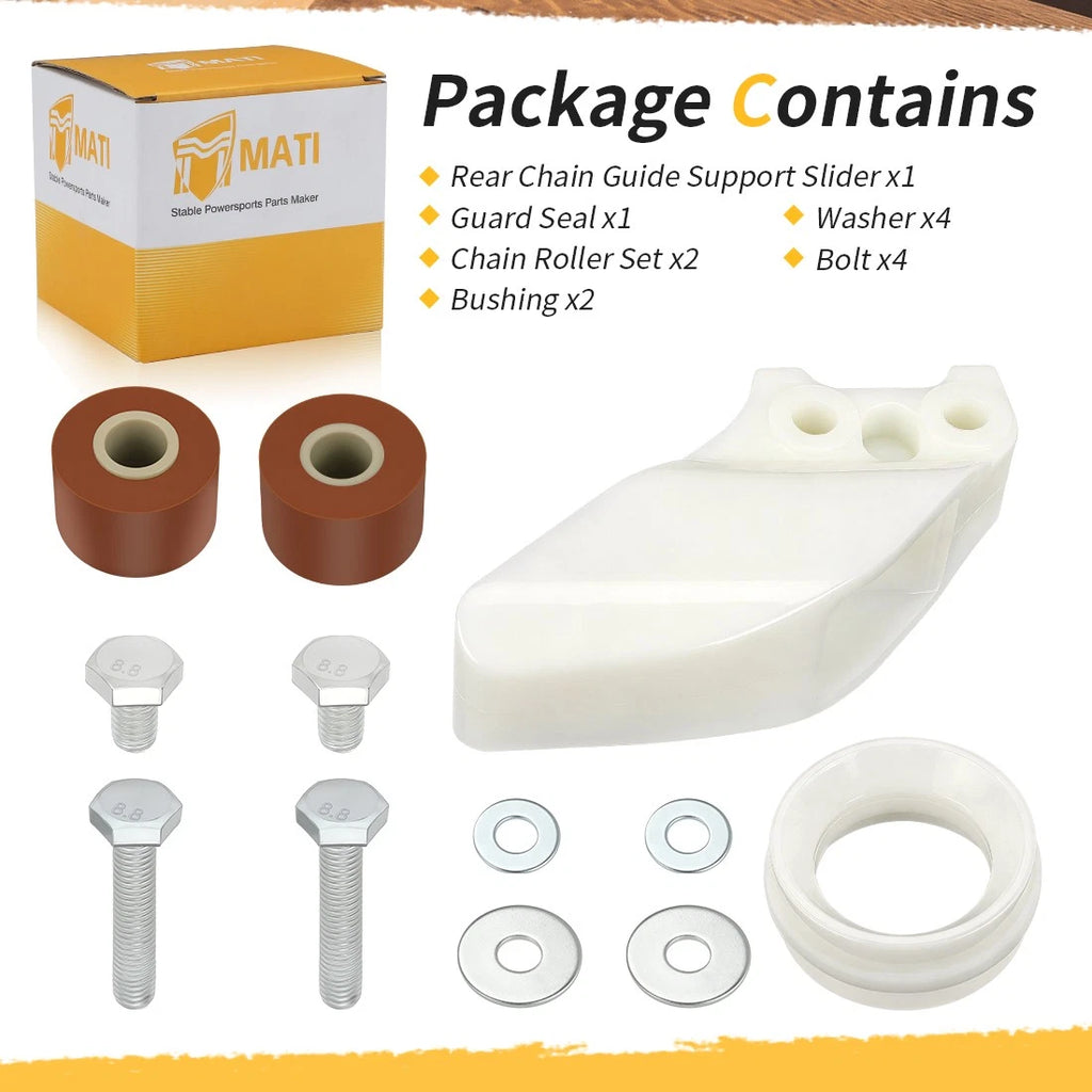 Chain Roller Guide Kit for Yamaha Blaster YFS200, Raptor Warrior 350 YFM350X (1990–2006)