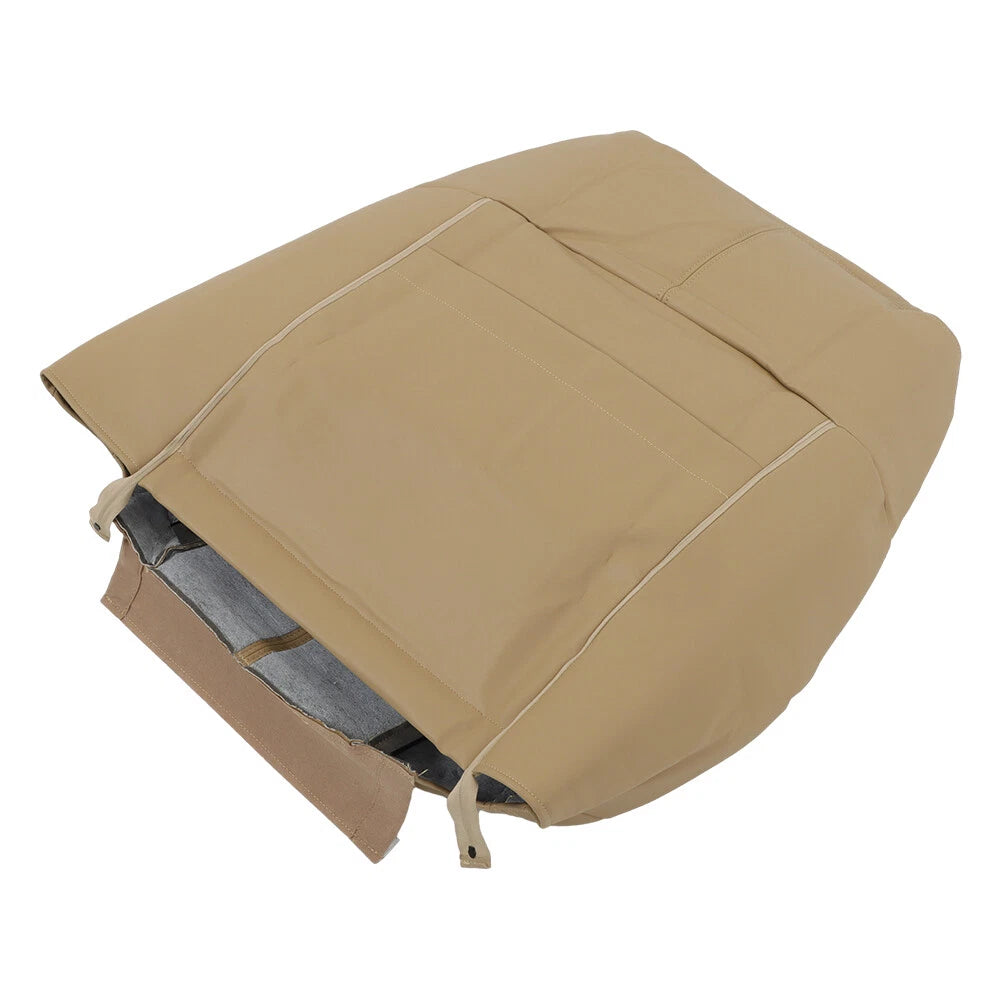 Set of 2 Tan Leather Seat Covers for Ford F250 F350 Lariat (2011–2016)
