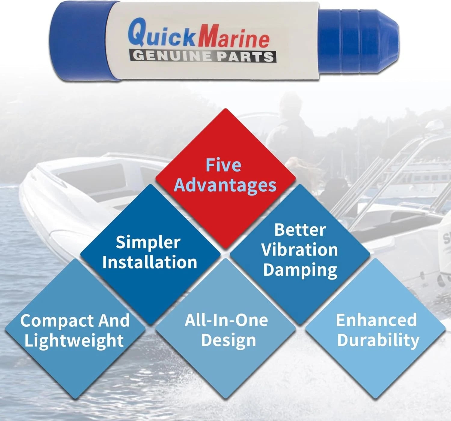 2X Rams Boat Transom Support Saver with 2 Pcs Motor Locks for Outboards