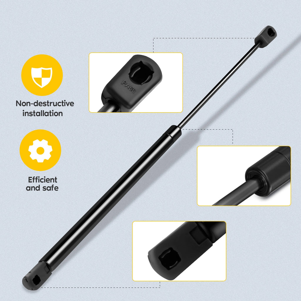 Set of 2 Rear Window Glass Lift Supports for GMC Yukon & Chevrolet Suburban
