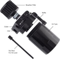 Oil Catch Can Kit for Universal Applications - Baffled Tank w/Breather Filter