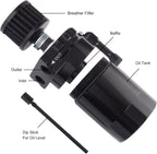 Oil Catch Can Kit for Universal Applications - Baffled Tank w/Breather Filter
